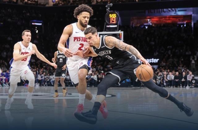 保利体育app下载-小波特19分1助 NBA常规赛篮网100-138活塞 杰伦-杜伦26分